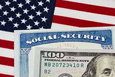 Social security card.