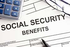 Social security benefits form