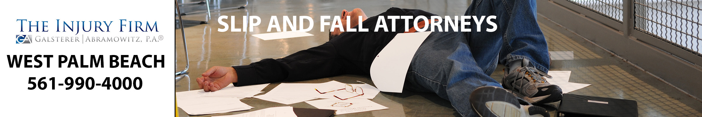 Slip and fall accident.