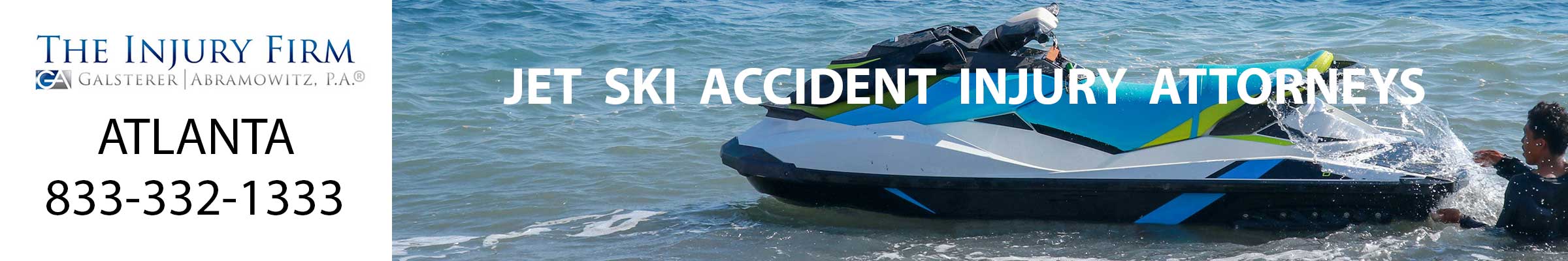 Atlanta jet ski accident injury lawyers header.