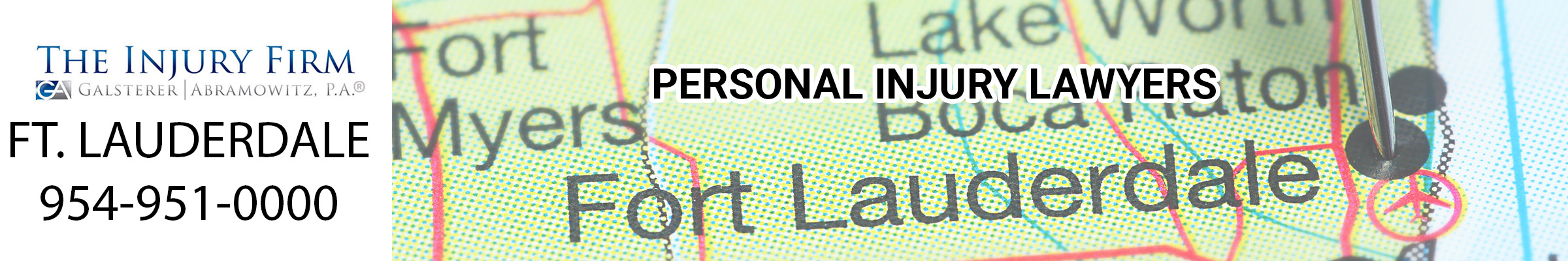 Fort Lauderdale map - personal injury attorneys