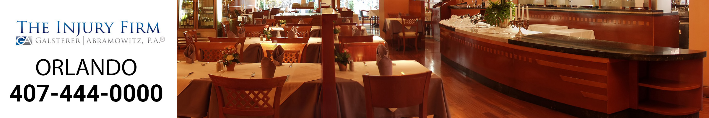 Orlando restaurant header.
