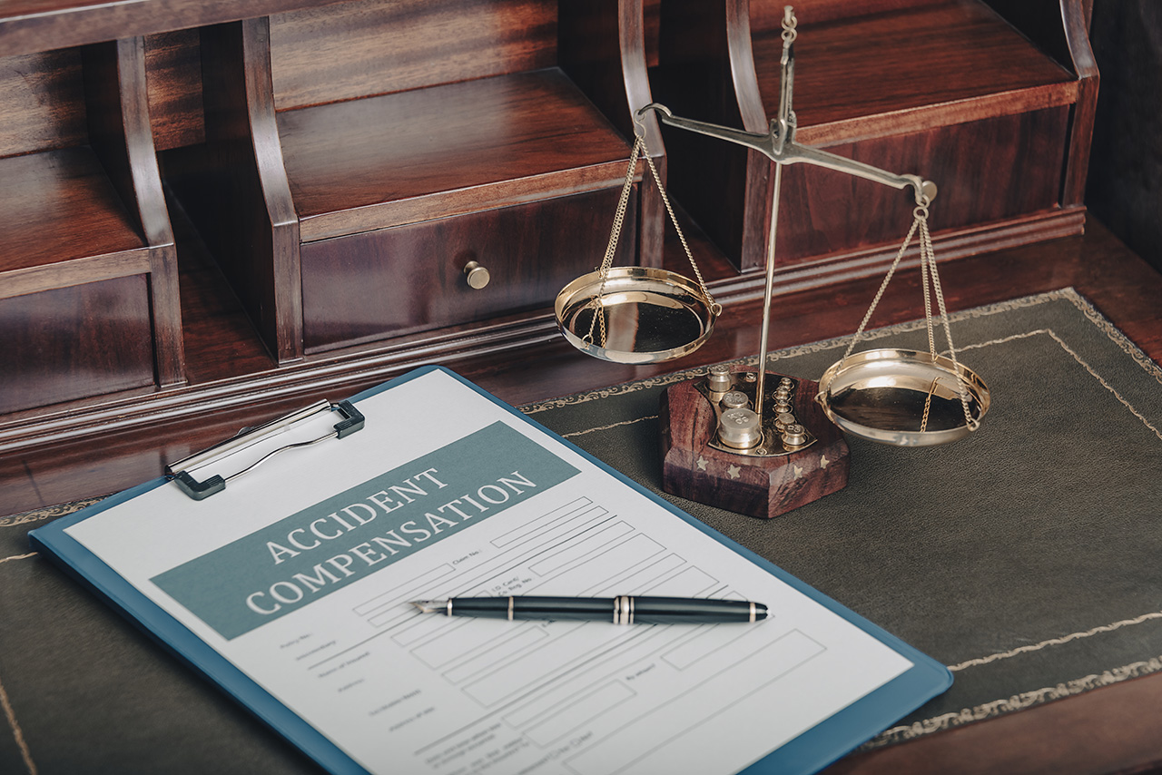 accidedent compensation form for damages from slip and fall accident