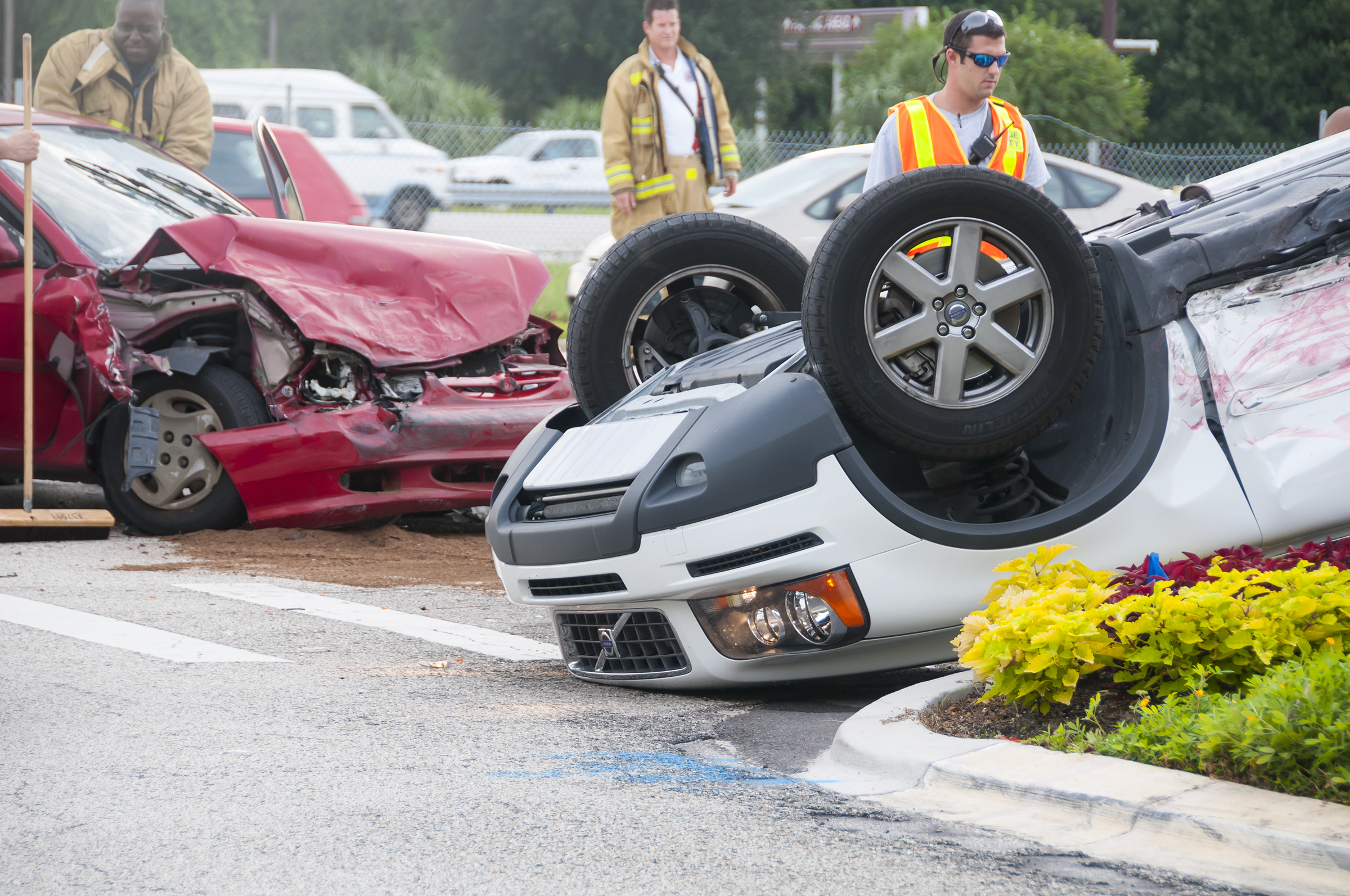 roll over car accident orlando florida