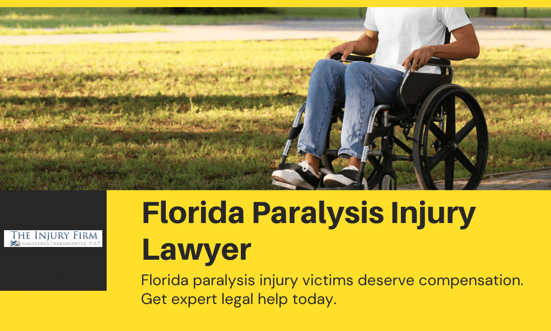 florida paralysis injury law firm