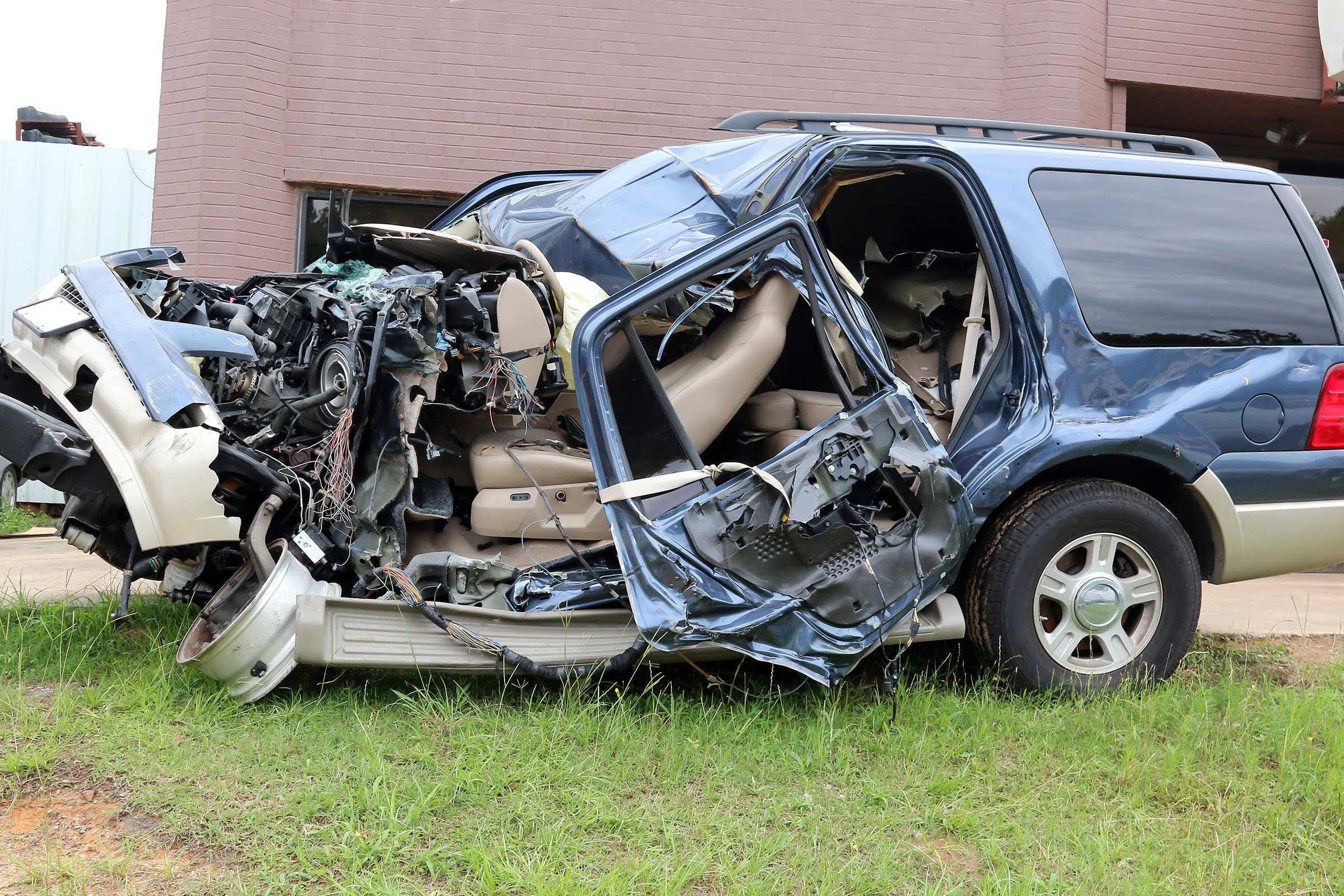 car wreck driver texting