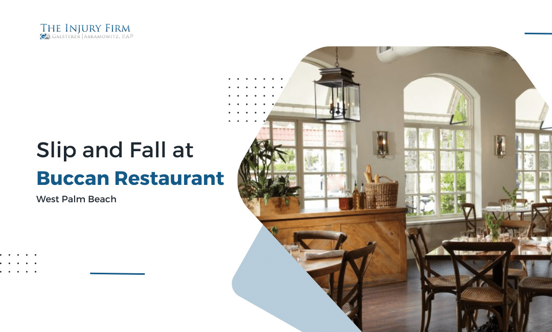 slip and fall at buccan restaurant west palm beach