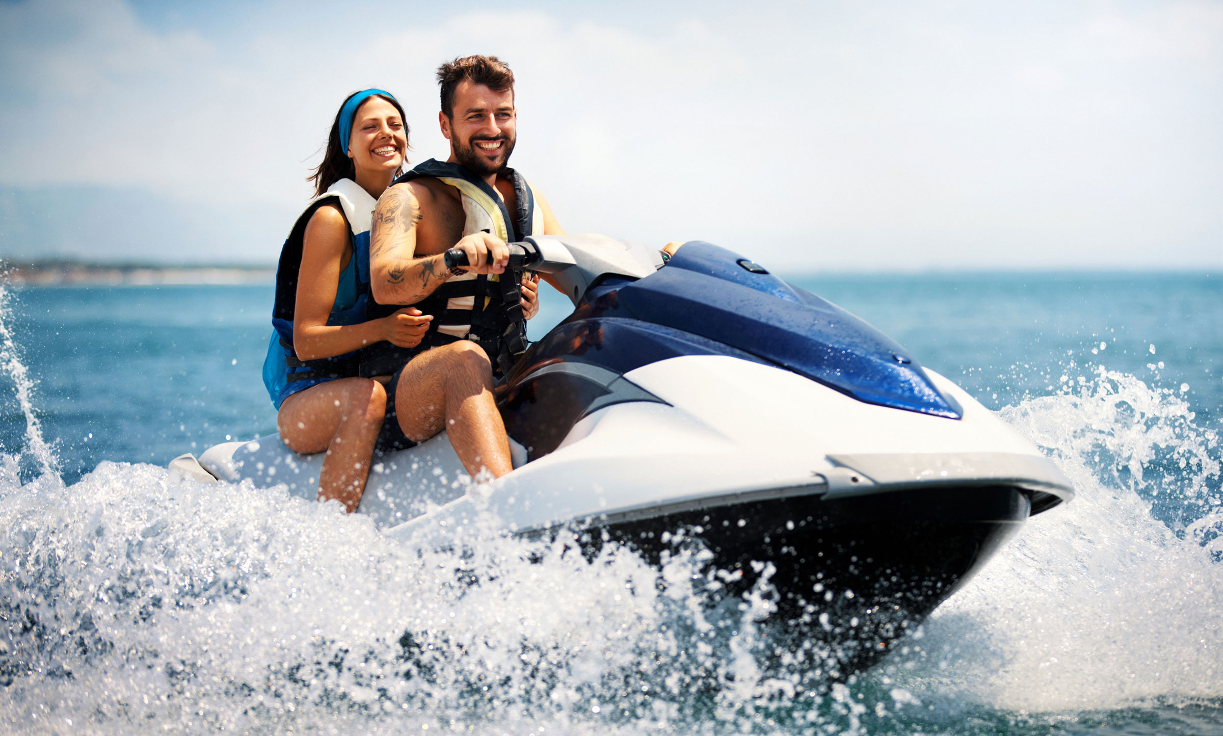 couple on a jet ski 1