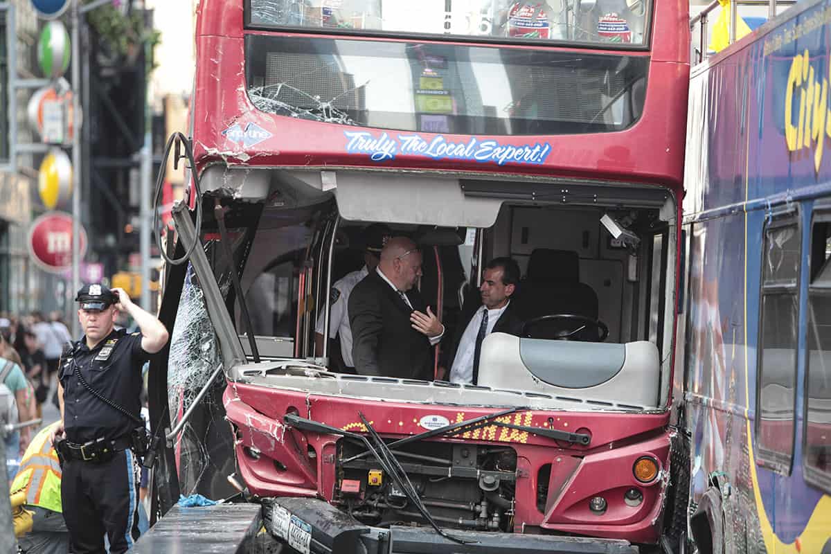 tour bus accident