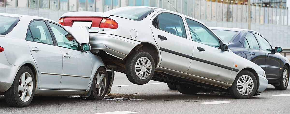 3 car rear end collision