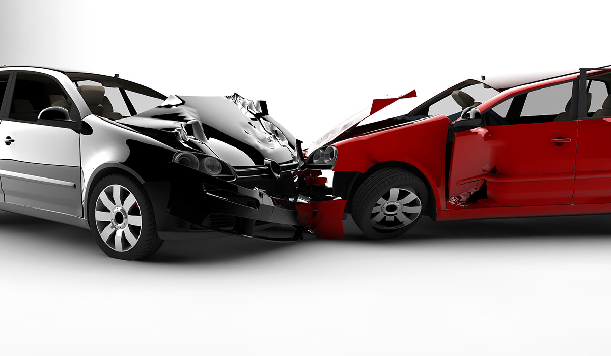 car accident with 2 cars