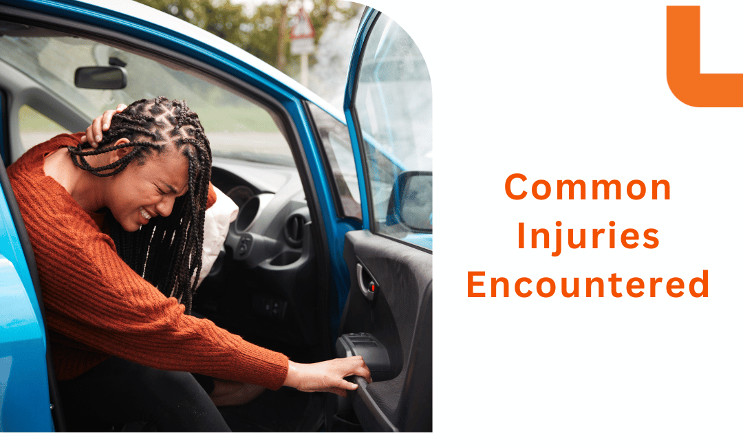 common injuries encountered in a multi car crash