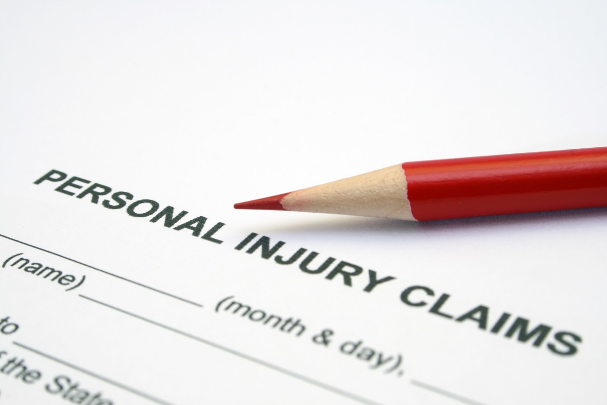 personal injury claims form