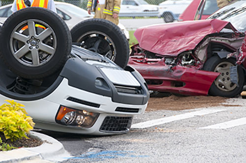 Roll Over Car Accident - Most are caused from "Tipping" roll ove car accident