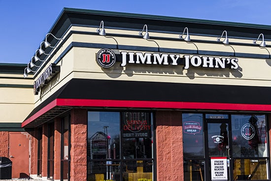 jimmy johns restaurant front and sign