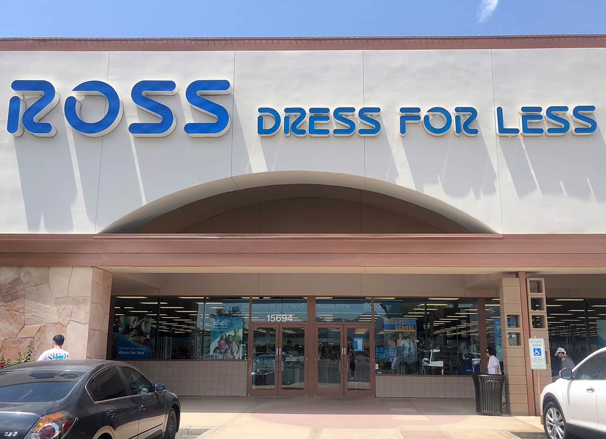 ross dress for less storefront