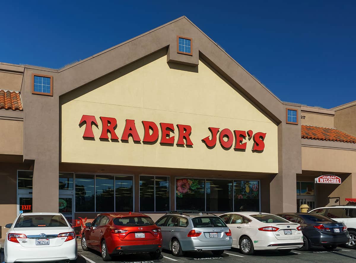 Trader Joes external sign on building