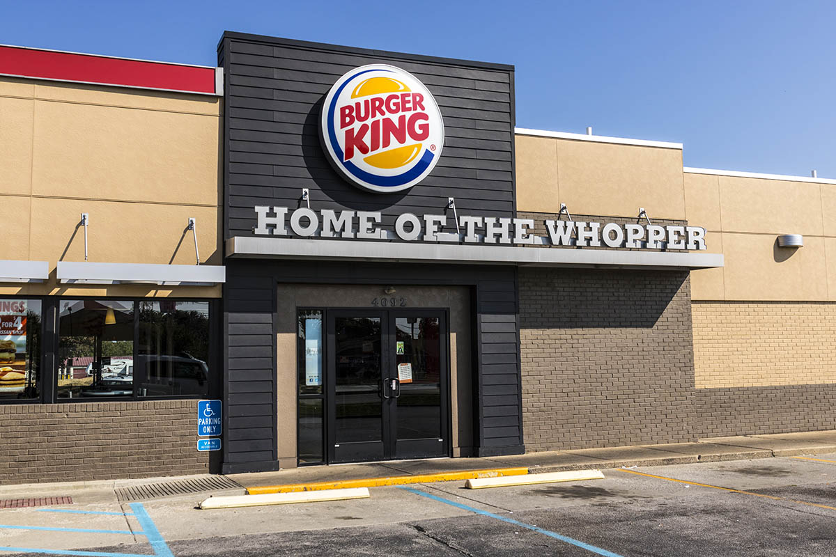 Burger King Restaurant Outside View