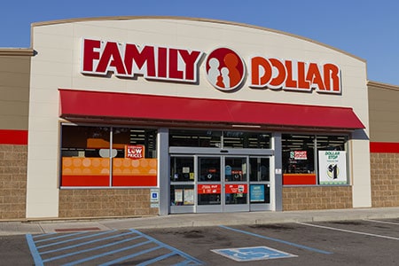 family dollar storefront