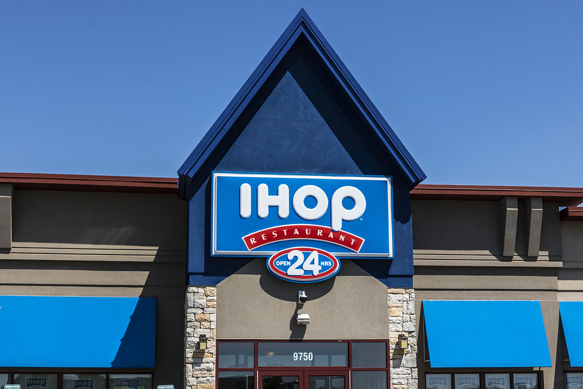 ihop building with ihop sign