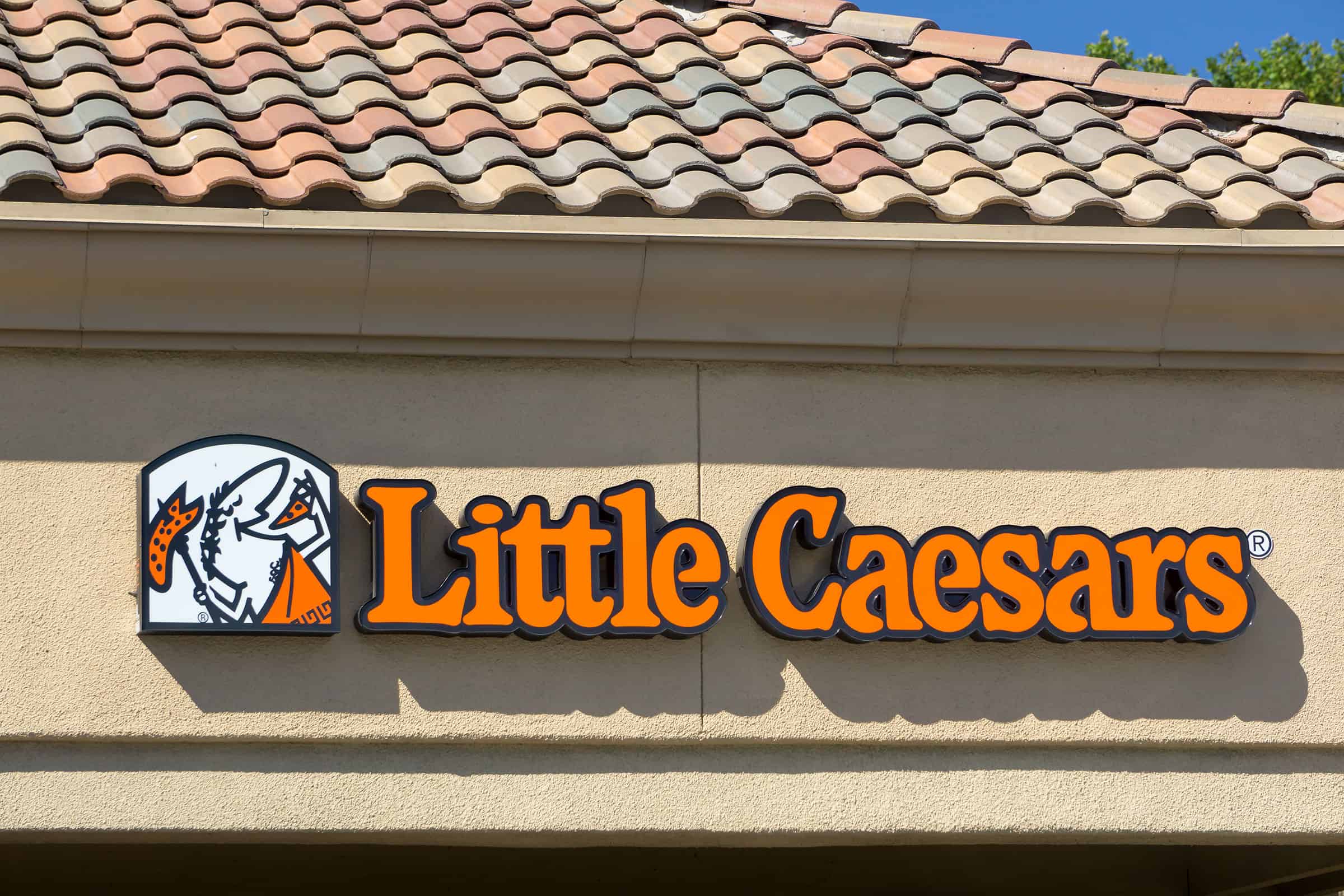 little caesars logo on store front