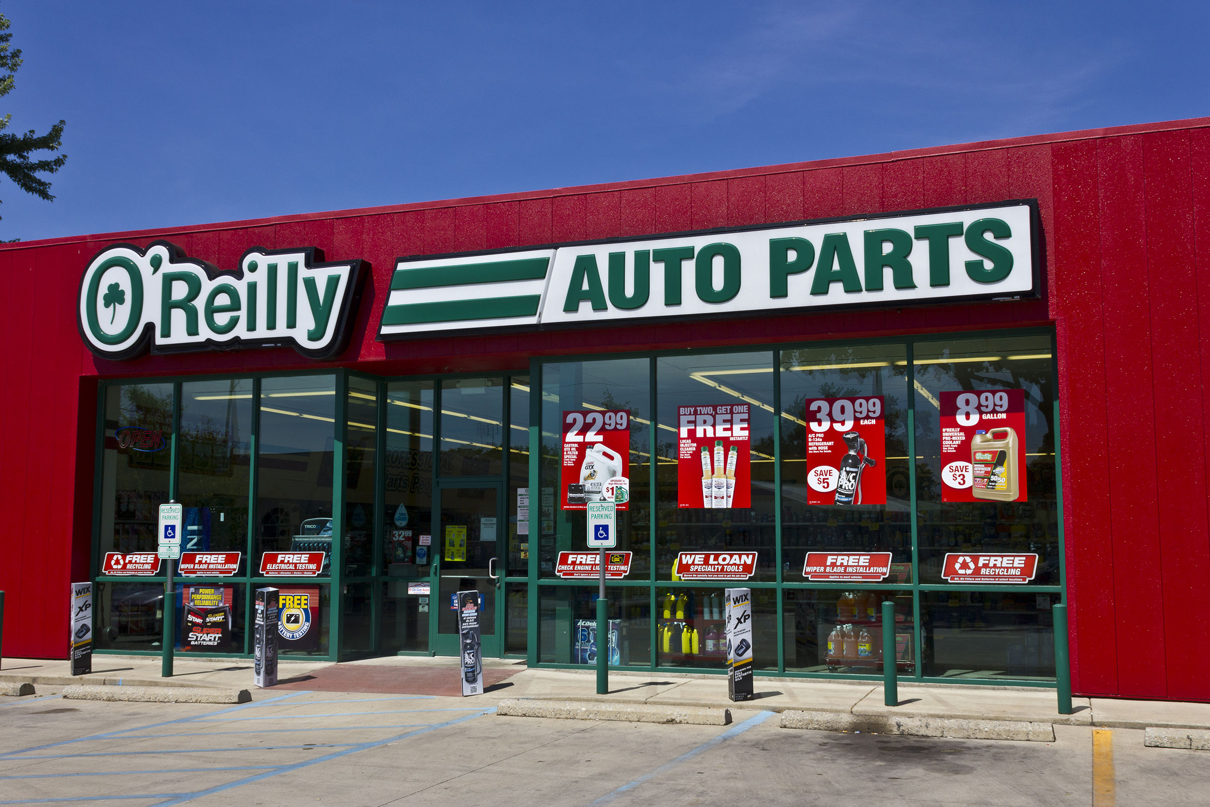 oreilly auto parts storefront