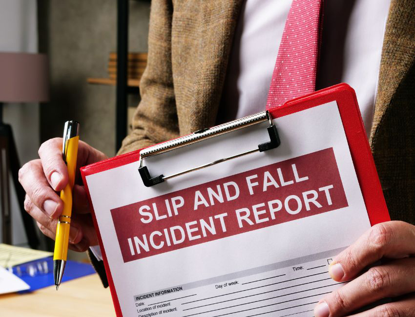 slip and fall incident report