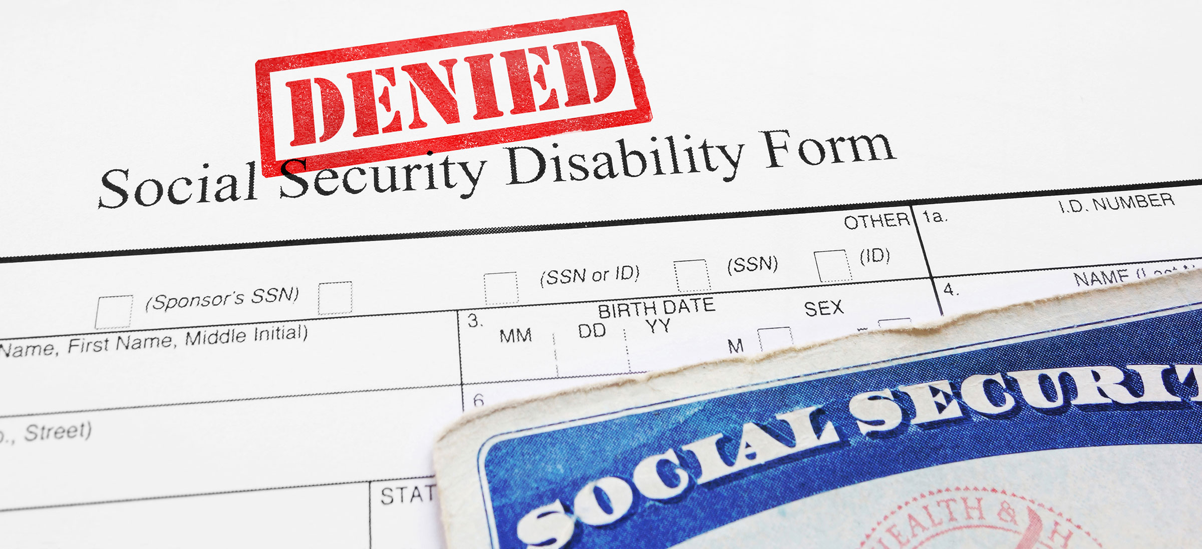 social security disability denied concept